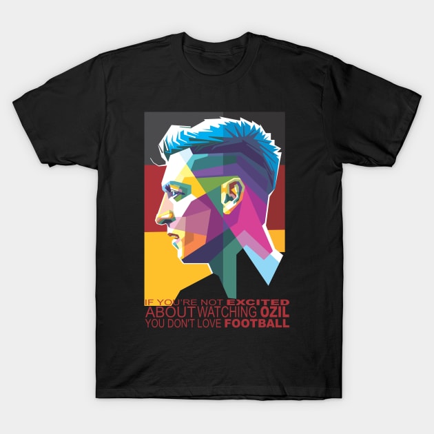 Ozil in WPAP T-Shirt by Alkahfsmart